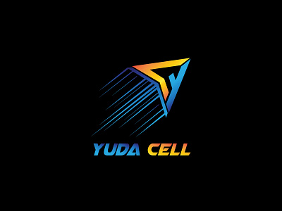 yuda cell logo branding design illustration illustrator logo logoname typography vector