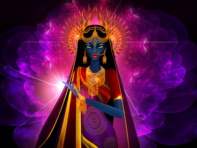 Goddess Parvati blue cosmic durga goddess hindu india krishna model parvati religion visnu