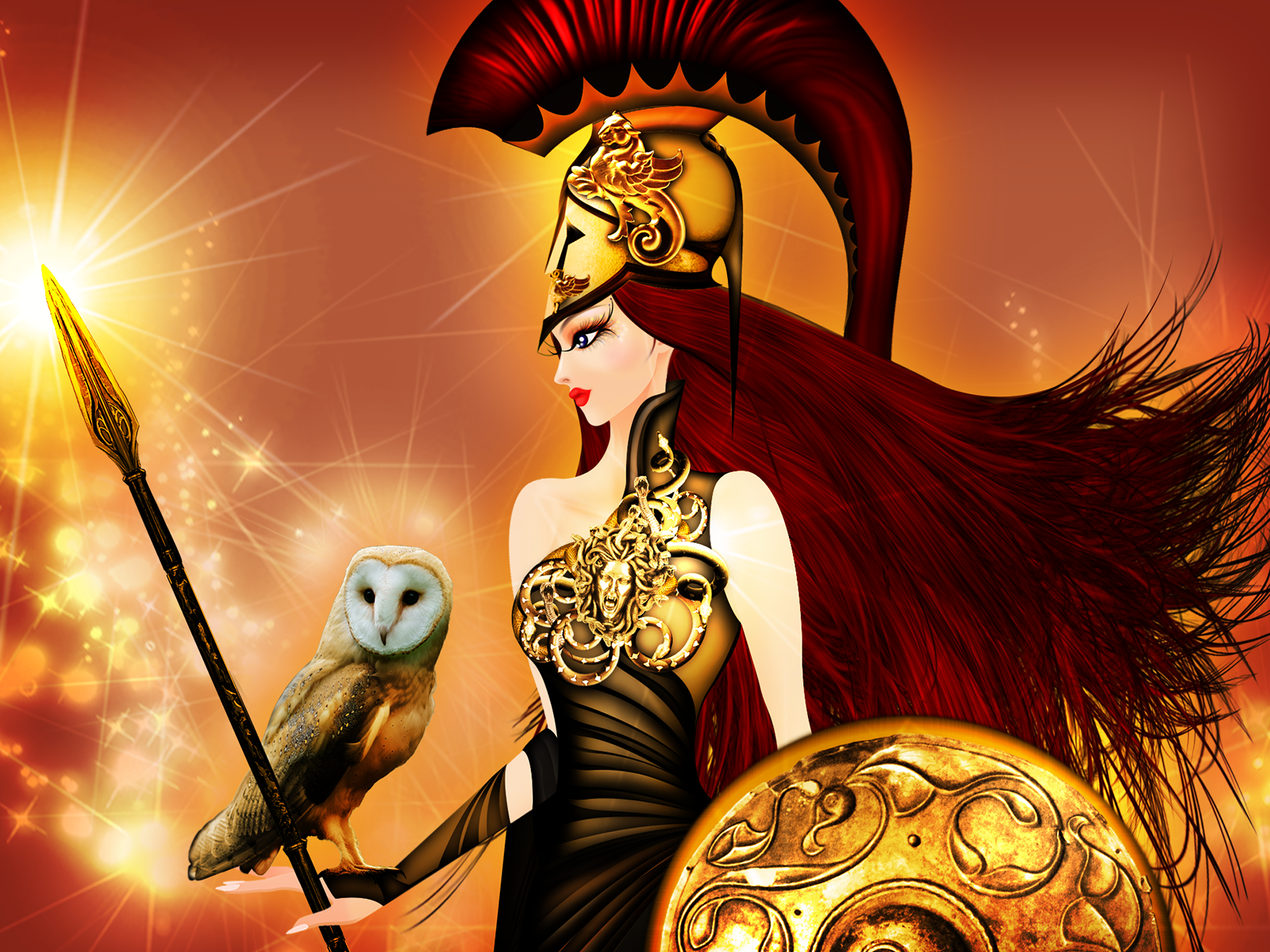 Athena goddess of war