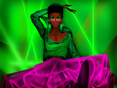 Libra Drag-Bioqueen drag queen dragqueen fashion horoscope illustration lgbt lgbtqia libra model pride pridemonth