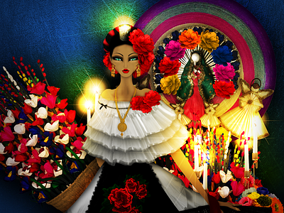 Veracruz México Fashion Illustration