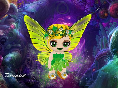 Thinkerbell From Peter Pan fairies hada magia magic peterpan tales