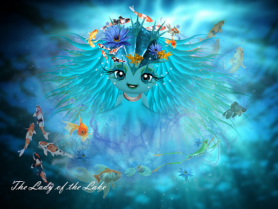 The Lady of the Lake fairies fairy goddess lake medieval myths ondine