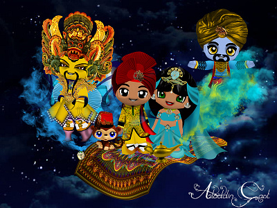 1001 Nights Aladdino aladin aladinno arabia china fairytales genie india magic saudiarabia tales