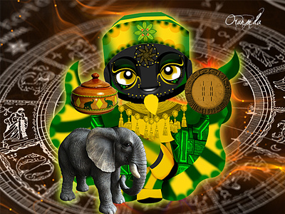 Orisha Orunmila cuba eleggua elephant fortuna horoscope luck orisha orula orunmila religion tarot