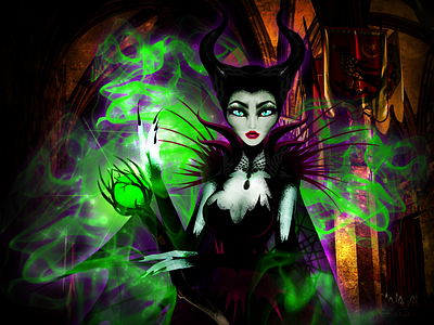 Fashion Monsters and Villians "Maleficent"