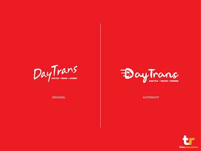 Redesign Logo Daytrans indonesia logo logotype red redesign semarang training travel traveling yogyakarta