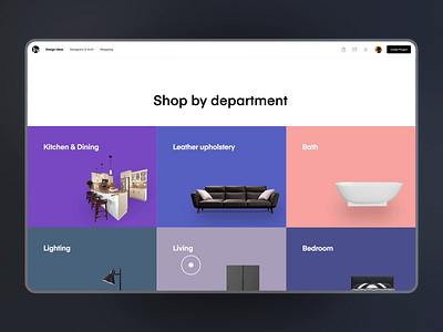 Pick Product | inspirFY 3d animation branding button card clean dark dashboard design furniture gradient graphic design interior modern motion graphics product shope store ui ux