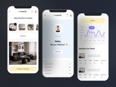 App Onboarding | Inspirfy 3d animation app art clean dashboard design firma resource interaction interface mobile motion graphics onboarding product profile sketchapp ui ux web xd