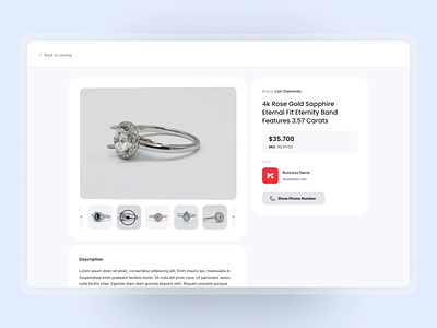 Web Platform - Product View | Stork 3d animation app blender clean crypto dashboard design figma graphic design jewelry motion graphics nft onboarding product shop trade ui ux web design