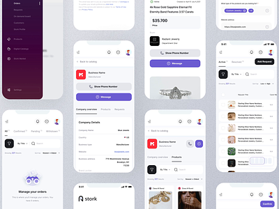 Mobile Onboarding | Stork 3d animation app branding clean crypto dashboard design figma gradient graphic design ios market motion graphics nft onboarding ui ux wallet xd