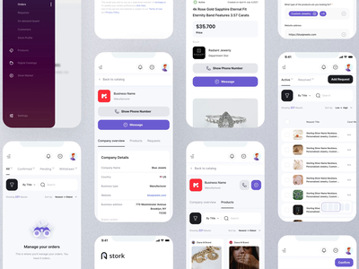 Mobile Onboarding | Stork 3d animation app branding clean crypto dashboard design figma gradient graphic design ios market motion graphics nft onboarding ui ux wallet xd
