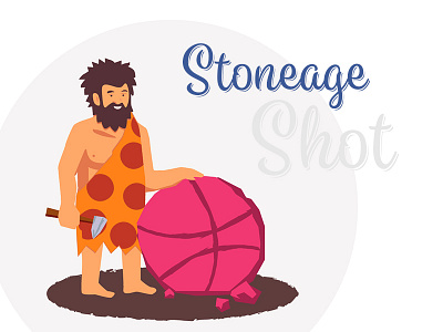 Stoneage adobe illustrator manipulation shot stoneage