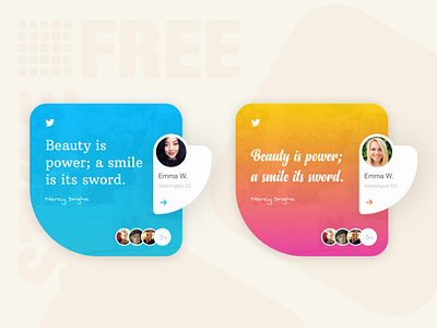 Freestyle2 design app social post twitter feed