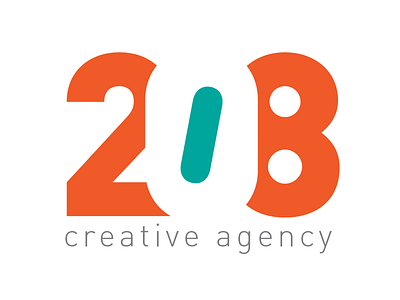 20/8 agency brand branding communication creative logo orange visuel