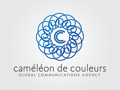 LOGO Caméléon de Couleurs agency brand cameleon communiation couleurs logo