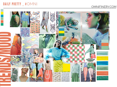 Daily Pretty | Spring Summer 2021 | Omnifinery.com design fashion fashion design fashion illustration feminine illustration inspiration mood moodboard photoshop trends trends 2021 trendy urban