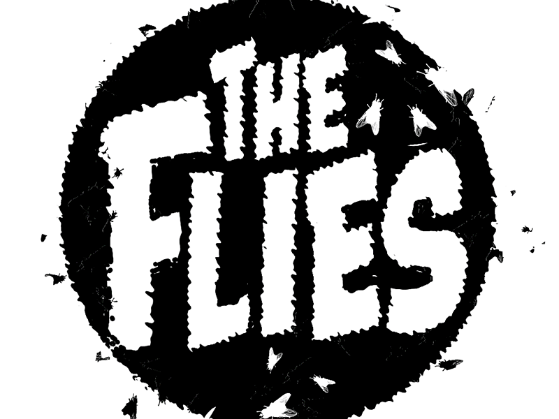 The Flies animation art blackandwhite design flies fly logo photoshop