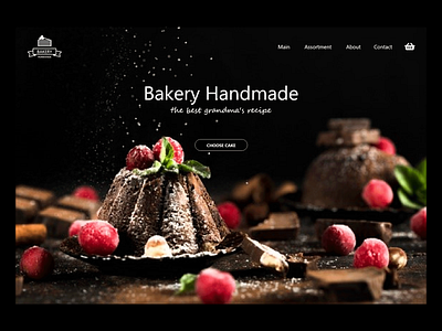 Bakery Handmade ui ui design ux ux design web web design website