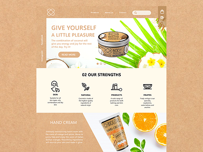 Biolove cosmetics ux/ui design