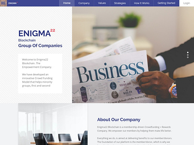 Enigma22 Website