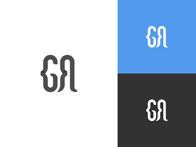 GR Initials B branding logo personal branding