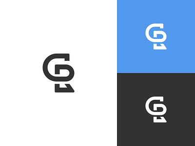 GR Initials C branding logo personal branding