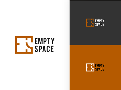 Empty Space branding furniture logo logo minimalistic logo modern logo