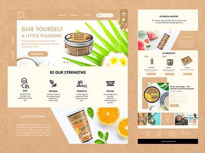 Biolve Cosmetics website design mobile design ui ui design ux ux challenge ux desgin ux design website website design