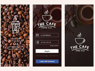 Cafe App UX/UI