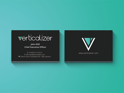 Verticalizer Business Card business card verticalizer