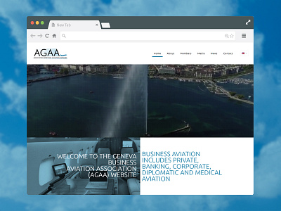 AGAA avion geneva jet website