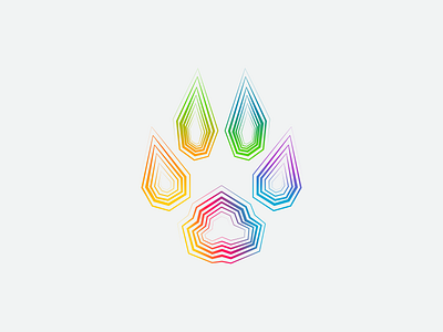 Crystal Print coloured crystal inkscape rainbow the100dayproject vector vercidium