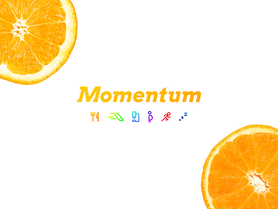 Momentum - University Project icons inkscape logo typography unsplash vector vercidium