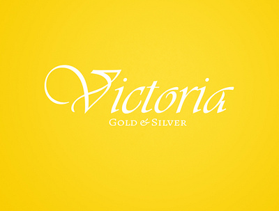 Victoria Gold & Silver Logo Design design jewelry logo logo design logos