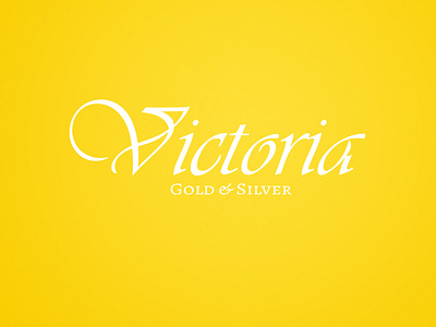 Victoria Gold & Silver Logo Design