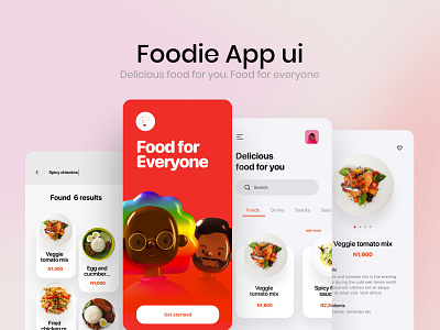 Food delivery app Ui kit branding graphic design illustration logo mobile app