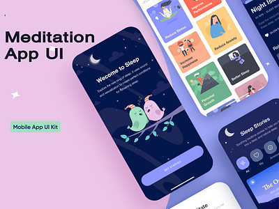 UI Meditation app