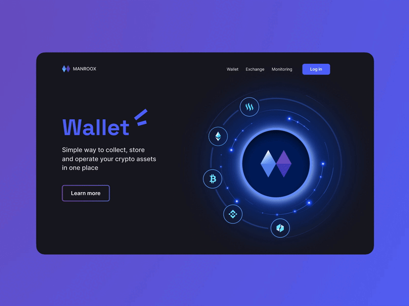 Crypto Website concept