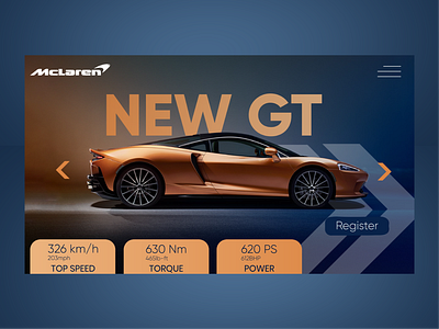 Mclaren GT concept ux ui