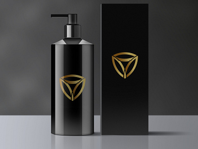 luxury logo in handwash bottle and box