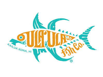 Ula'Ula Fish Co. Logo [Proposed] ahi bloodlines branding caseymcmanus catch deadliest deadliestcatch design hawaii hi jeffsilva joshharris kona logo mahimahi tuna ulaula