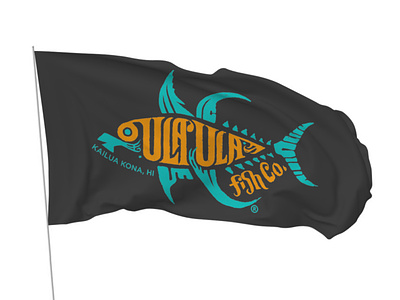 Ula'Ula Fish Co. Logo [Proposed] ahi bloodline branding caseymcmanus catch deadliest deadliestcatch design hawaii hi jeffsilva joshharris kona logo mahimahi tuna ulaula