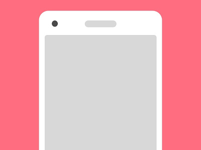 Colored Mobile Frame colored flat frame mobile