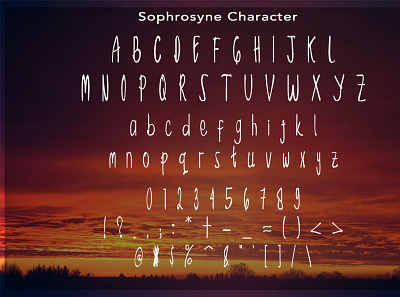 Sophrosyne Modern Font Character design font font awesome font design font family fonts handlettering handwritten handwritting lettering text typogaphy typographic typography art vector