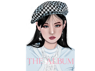 Jennie Blackpink digital painting art artist artwork comission design digital digital illustration digital painting digitalart fashion design girl glowing human idol korean painting shimmer