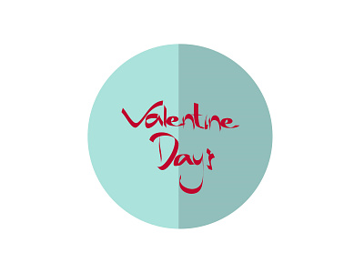 Valentine icon with text Valentine day's