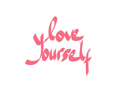 Valentine icon with Love Yourself text