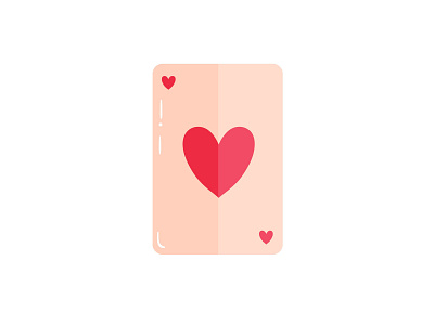 Valentine icon with love card