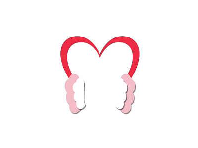 Valentine icon with clouds headphone artwork clouds colorful craft design draw element handmade headphone icon icon design illustration logo pink red valentine valentine day vector vector illustration vectors